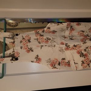 NWOT No Boundaries Floral Overall Dress